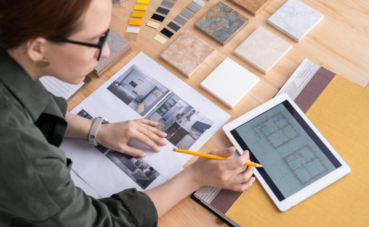 Top job roles for interior designers in various industries