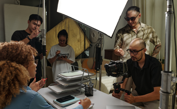 Cinematic staging demonstrating how storyboarding skills create opportunities in film directing and cinematography.