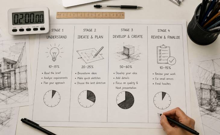 3. Divide Your Time Into Four Stages