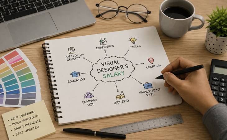 What Factors Affect a Visual Designer's Salary